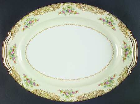 Mystery #177 16" Oval Serving Platter