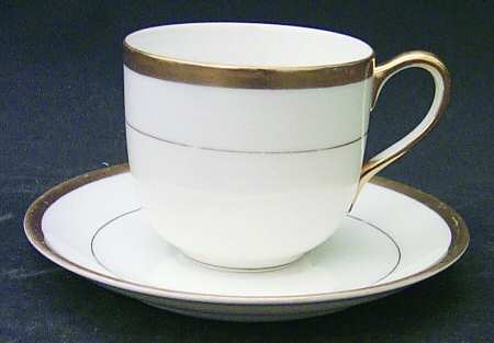 Mystery #181 Flat Demitasse Cup & Saucer Set
