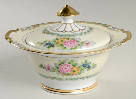 Mystery #186 Sugar Bowl & Lid