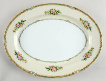 Mystery #186 16" Oval Serving Platter