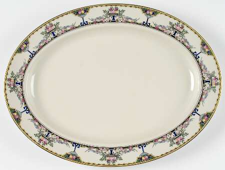 Mystery #187 16" Oval Serving Platter