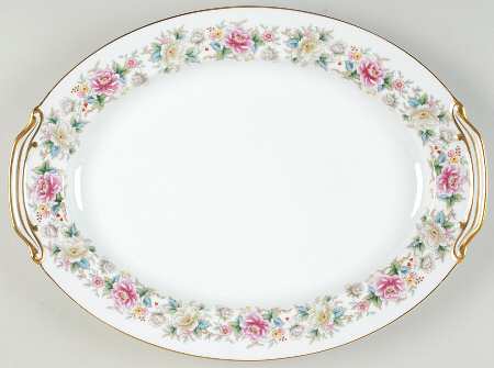 Mystery #196 16" Oval Serving Platter