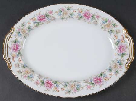 Mystery #196 12" Oval Serving Platter