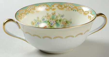 Mystery #197 Flat Cream Soup Bowl