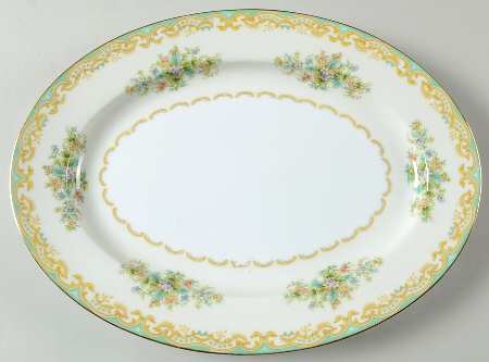 Mystery #197 11" Oval Serving Platter