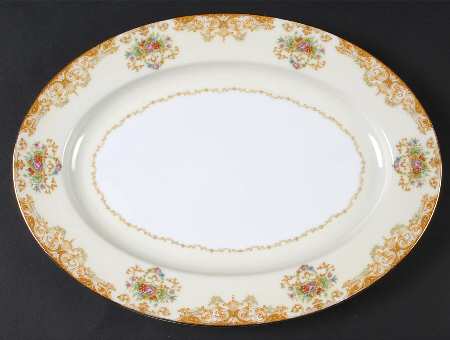 Mystery #198 11" Oval Serving Platter