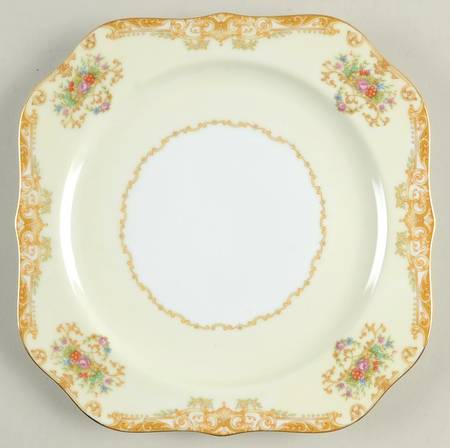 Mystery #198 Square Salad Plate