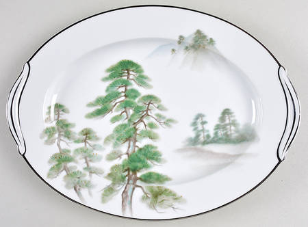 Mystery #202 11" Oval Serving Platter