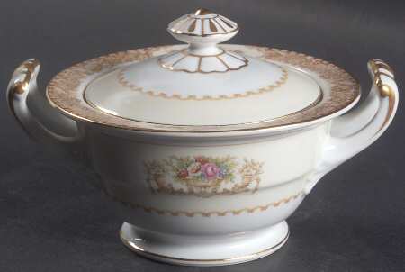 Mystery #203 Sugar Bowl & Lid