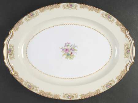 Mystery #203 16" Oval Serving Platter