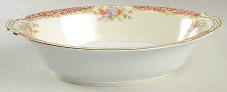 Mystery #205 10" Oval Vegetable Bowl