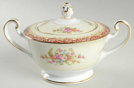 Mystery #205 Sugar Bowl & Lid