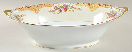 Mystery #207r 10" Oval Vegetable Bowl