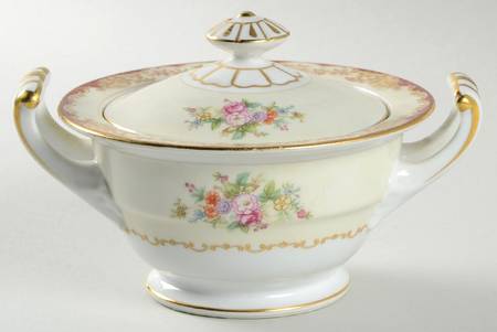 Mystery #208 Sugar Bowl & Lid