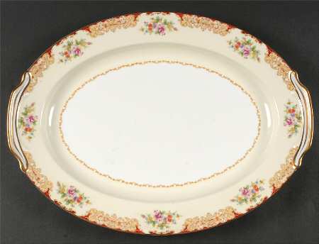 Mystery #208 16" Oval Serving Platter