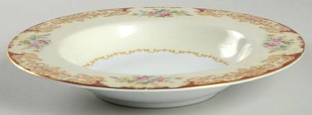 Mystery #208 Rim Soup Bowl