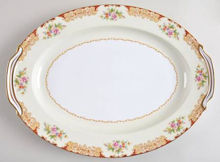Mystery #208 16" Oval Serving Platter