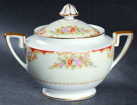Mystery #209 Sugar Bowl & Lid
