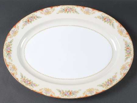 Mystery #209 16" Oval Serving Platter