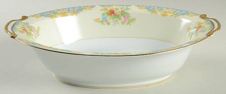 Mystery #210 10" Oval Vegetable Bowl