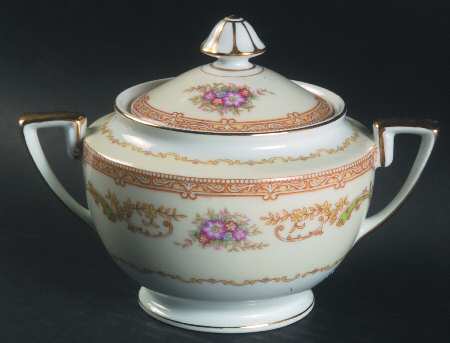 Mystery #214 Sugar Bowl & Lid