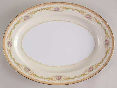 Mystery #214 16" Oval Serving Platter