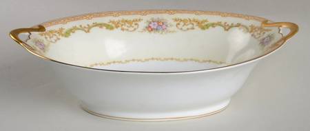 Mystery #214 10" Oval Vegetable Bowl