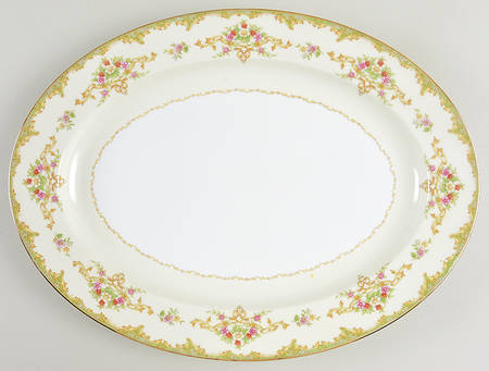 Mystery #215 16" Oval Serving Platter