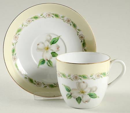 Mystery #220 Flat Cup & Saucer Set
