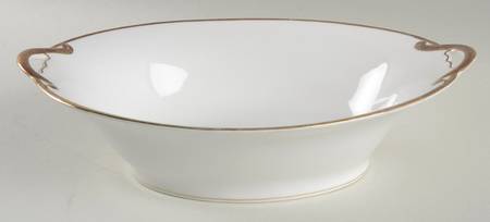 Mystery #228 10" Oval Vegetable Bowl