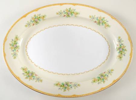 Mystery #25 16" Oval Serving Platter