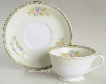 Mystery #27 Footed Cup & Saucer Set