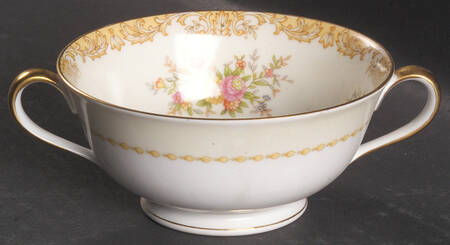 Mystery #33 Footed Cream Soup Bowl