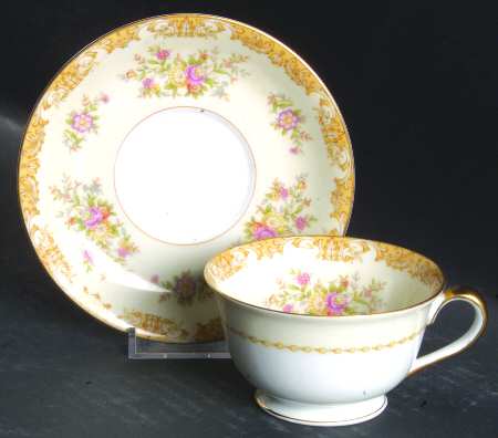 Mystery #33 Footed Cup & Saucer Set