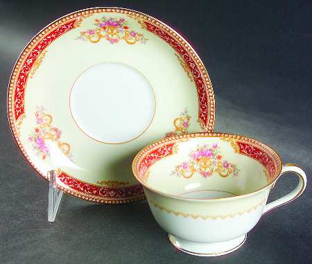 Mystery #36 Footed Cup & Saucer Set