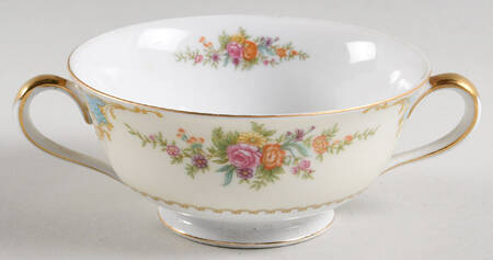 Mystery #37 Footed Cream Soup Bowl