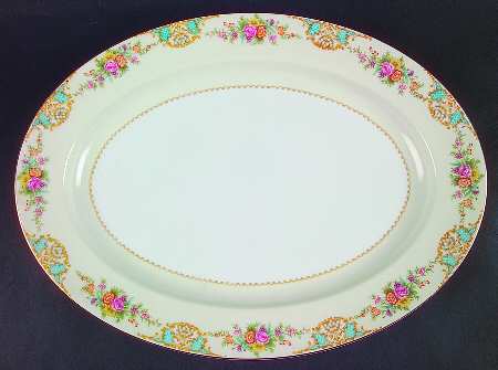 Mystery #37 16" Oval Serving Platter