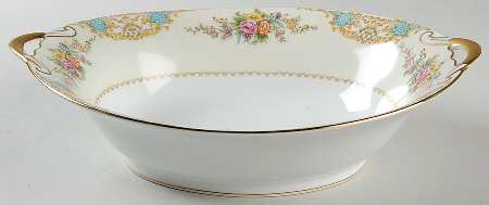 Mystery #37 10" Oval Vegetable Bowl