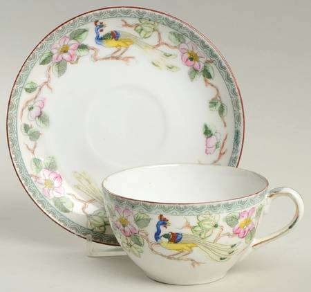 Mystery #40 Flat Cup & Saucer Set
