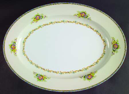 Mystery #42 16" Oval Serving Platter