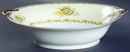 Mystery #42 10" Oval Vegetable Bowl
