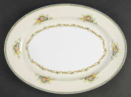 Mystery #42 13" Oval Serving Platter