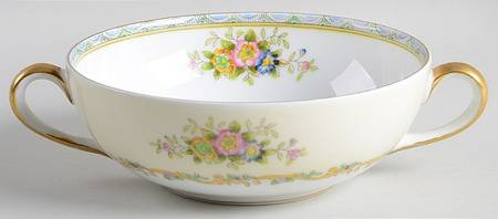 Mystery #42 Flat Cream Soup Bowl