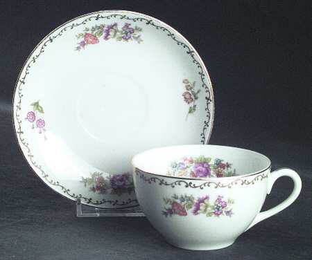 Mystery #48 Flat Cup & Saucer Set