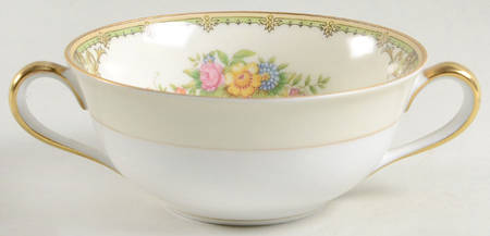 Mystery #50 Flat Cream Soup Bowl