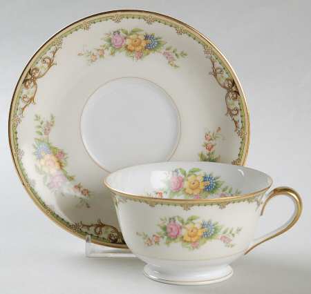Mystery #50 Footed Cup & Saucer Set