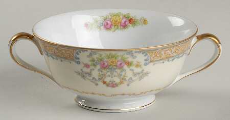 Mystery #56 Footed Cream Soup Bowl