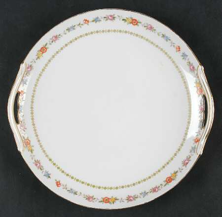 Mystery #70 Handled Cake Plate