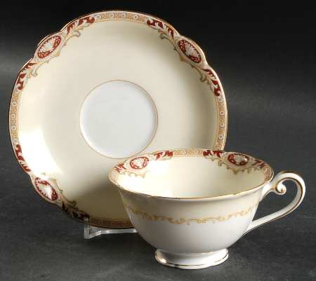 Mystery #71 Footed Cup & Saucer Set