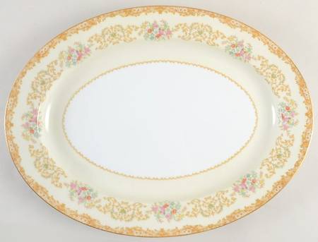 Mystery #72 16" Oval Serving Platter